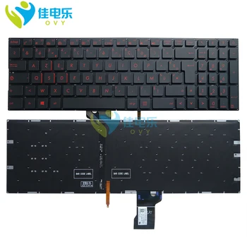 OVY BG CF FR UK tastatura laptop pentru ASUS GL502 GL502V GL502VT GL502VS GL502VM GL502VY cu iluminare din spate p/n:0KNB0-6821BG00 KB