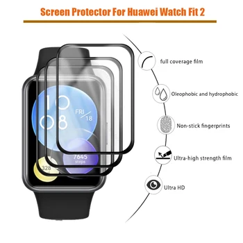Pentru Huawei watch Fit2 Ecran Protector 3D PMMA Margine Curbat Full HD Film de Acoperire