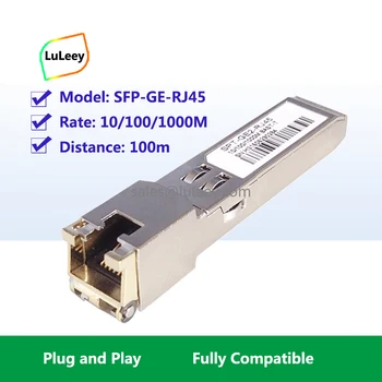 Port Gigabit Cupru Module Module Optice SFP GE La Ethernet RJ45 10/100/1000Mbps DDM Marci Compatibile Cisco/mikrotik