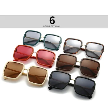 RBROVO de Brand Designer de ochelari de Soare Femei 2021 Retro Ochelari Femei/Bărbați de Lux Supradimensionate Pătrat Ochelari de Soare Pentru Femei Oculos De Sol
