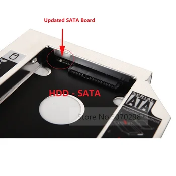 SATA 2 al Doilea HDD, SSD, Hard Disk Optic golf Caddy Cadru Adaptor pentru Toshiba Satellite L730 L755 P750 P750D Pagina 755 L770 L770D