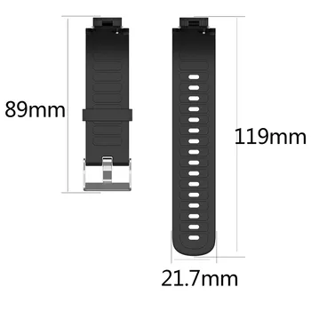 Silicon Watchband pentru Xiaomi Huami 3 Amazfit punctul de trupa Ceas de Înlocuire Curea Bandă pentru AMAZFIT VERGE3 brățară Brățară Curele
