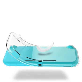 Transparent TPU Caz Moale Coajă de Protecție Degetul mare Stick Prindere Capac de Acoperire pentru Nintendo Comutator NS Lite Consola de Cristal Protector