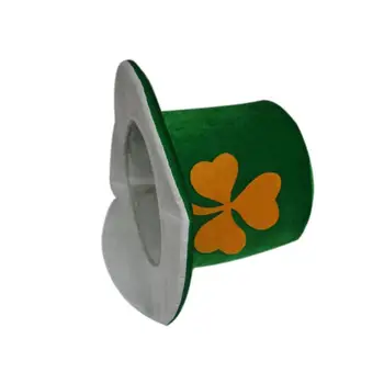 Trifoi Verde Pălărie Irish Festival Petrecere Capac St. Patricks Zi Trifoi Tophat Creative Frizură Favoruri De Partid Decoratiuni Elemente De Recuzită