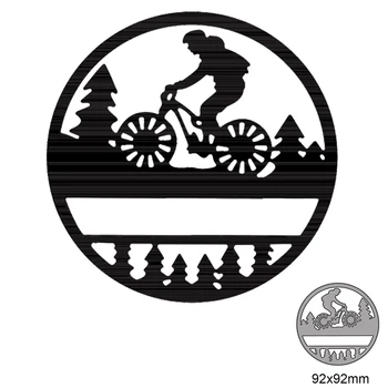 Tăiere de Metal Moare Rider Copac Cadru Rotund Pentru DIY Scrapbooking Decorative Card de Luare de Relief Ambarcațiuni 2021 Noi