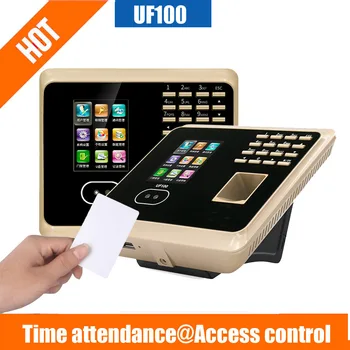 UF100 wifi Biometrice TCP/IP Fata de Amprente Sistem de pontaj UF100 Fata si Amprente de Timp Ceas Cu Software-ul Gratuit