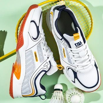 Volei Pantofi pentru Bărbați Albi Sport Formatori de Badminton de Formare Adidași Anti-alunecos de Tenis, Pantofi de Sport pentru Bărbați