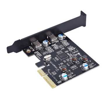 XT-XINTE Add pe Carduri USB 3.1 Dual 10Gbps 2x Tip-C Port PCI Express Controler Coloană de Expansiune Card Adaptor pentru Mac Pro Fereastra