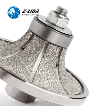 Z-LEU Diamant Vacuum Lipite de Mână Profil Modelarea Roata Tip B 85mm Profil Roată de Rectificat Pentru Marmura Granit Piatra