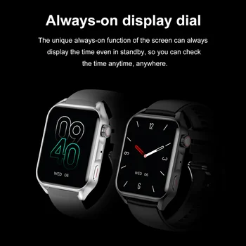 ZODVBOZ AMOLED Ceas Inteligent Bărbați 1.78 Inch Mereu-pe Ecran Cadran Personalizat Apel de Răspuns Ceas Femei Smartwatch rezistent la apa Pentru Xiaomi
